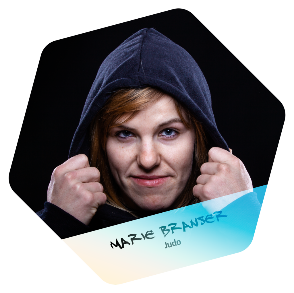 Marie Branser - Judo Gesicht Sportstadt